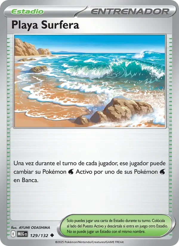 Playa Surfera, Megaevolución No. 129