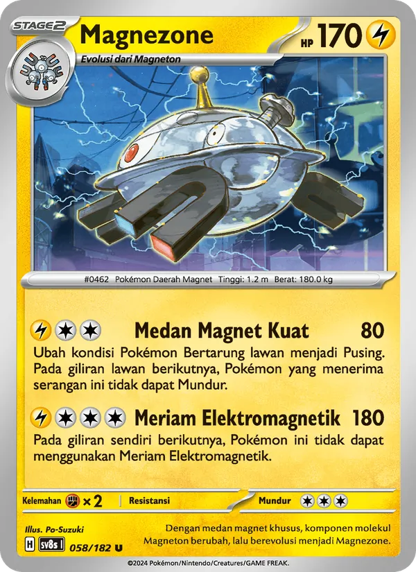 Magnezone, Kilat Rasi No. 058