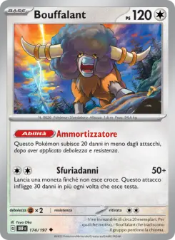 Bouffalant, Ossidiana Infuocata No. 174 Normal