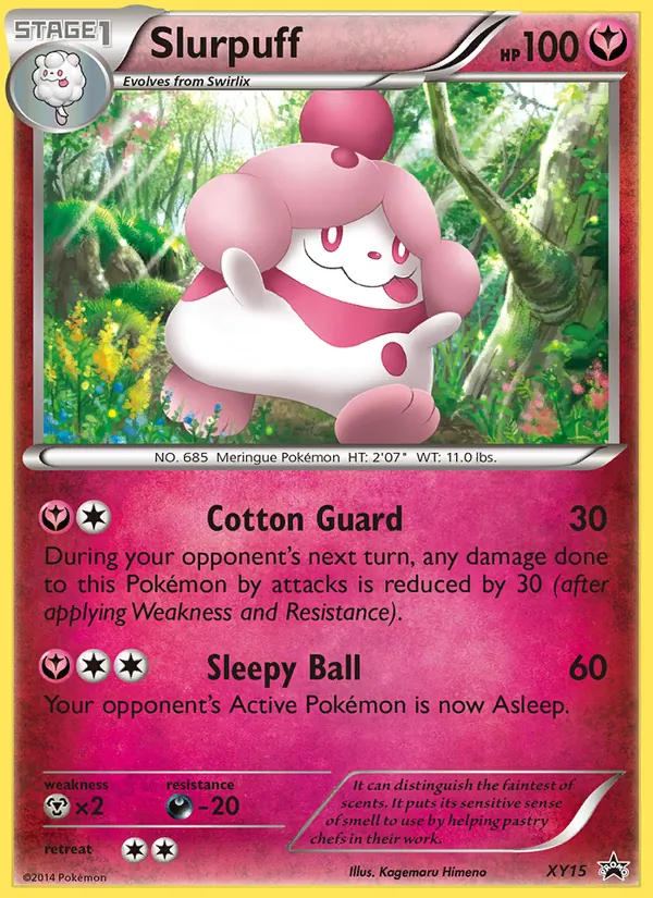 Slurpuff, XY Black Star Promos Nº XY15