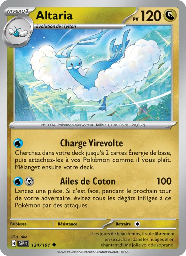 Altaria, Étincelles Déferlantes Nº 134