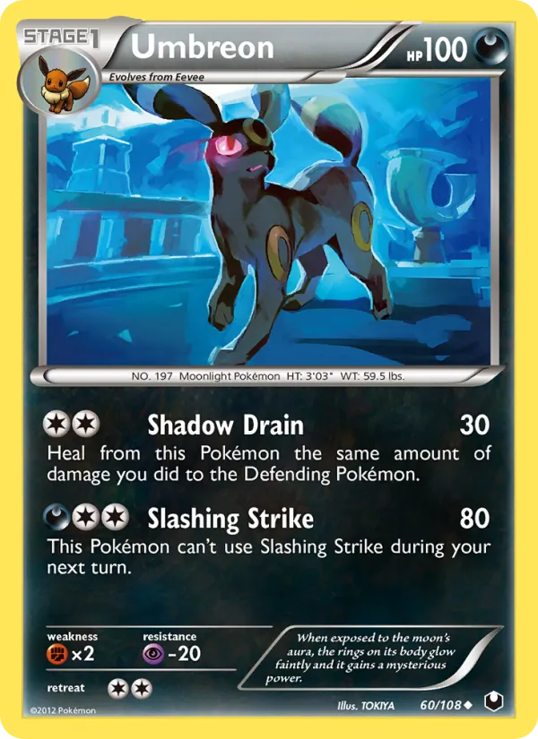 Umbreon, Dark Explorers No. 60