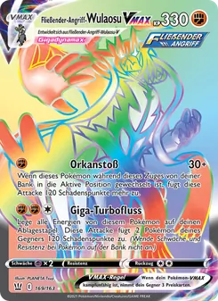 Fließender-Angriff-Wulaosu VMAX, Kampfstile No. 169 Holo