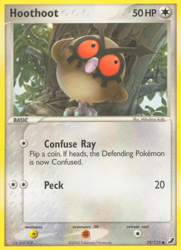 Hoothoot, Unseen Forces No. 59