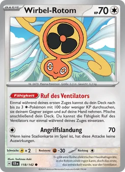 Wirbel-Rotom, Stellarkrone No. 118 Normal