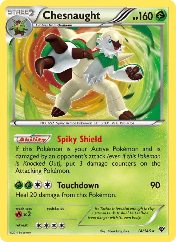 Chesnaught, XY No. 14