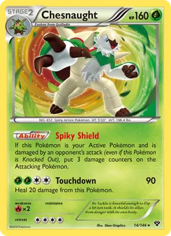 Chesnaught, XY No. 14 Normal