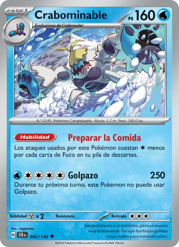 Crabominable, Corona Astral Nº 042