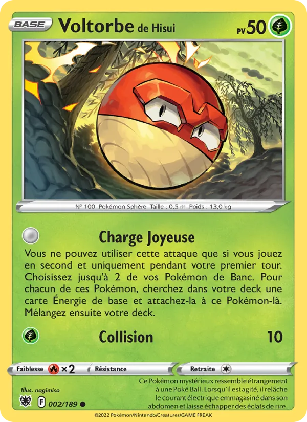 Voltorbe de Hisui, Astres Radieux No. 002