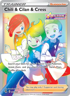 Chili & Cilan & Cress, Fusion Strike No. 273 Holo