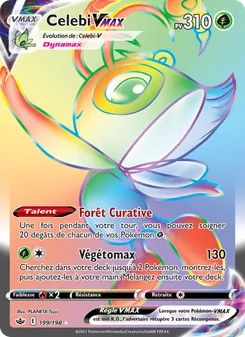 Celebi VMAX, Règne de Glace No. 199 Holo