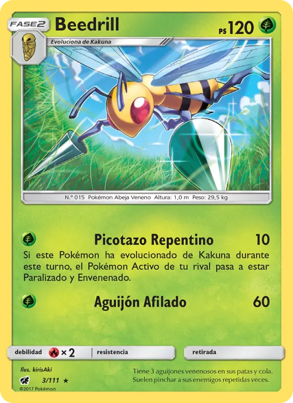 Beedrill, Invasión Carmesí Nº 3