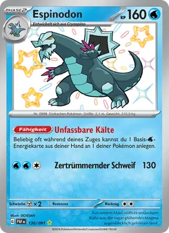 Espinodon, Paldeas Schicksale No. 130 Holo