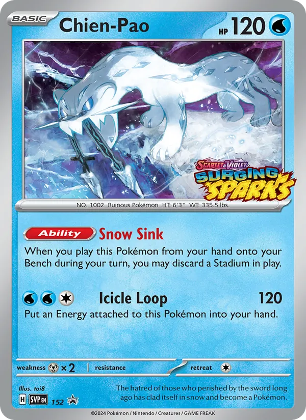 Chien-Pao, SVP Black Star Promos Nº 152