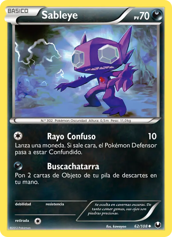 Sableye, Oscuros Exploradores Nº 62
