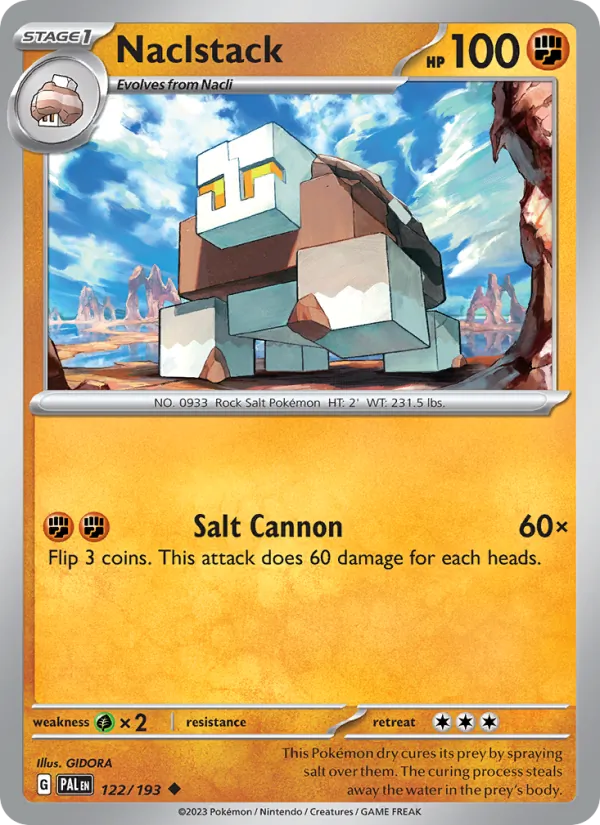 Naclstack, Paldea Evolved Nº 122