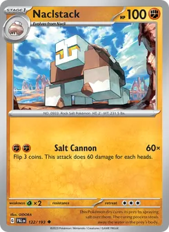 Naclstack, Paldea Evolved Nº 122 Normal