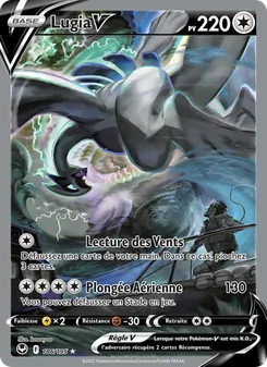 Lugia V, Tempête Argentée No. 186 Holo