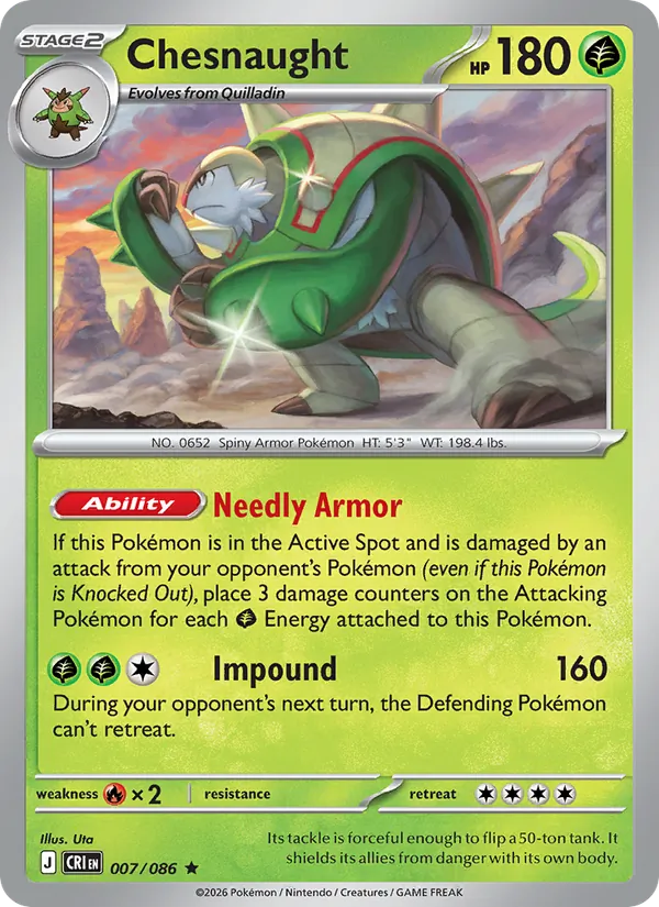 Chesnaught, Chaos Rising No. 007