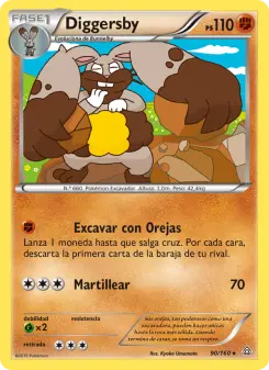 Diggersby, Duelos Primigenios No. 90 Normal