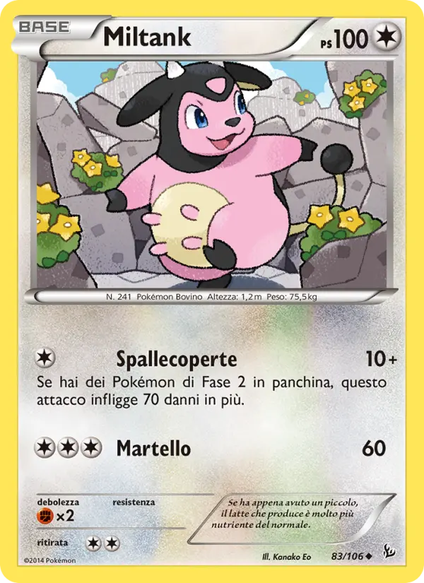 Miltank, Fuoco Infernale No. 83