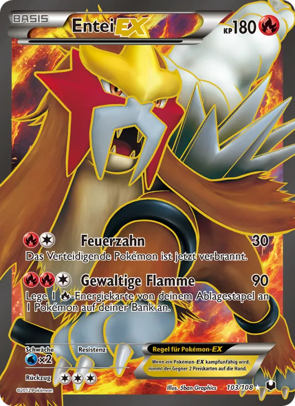 Entei-EX, Erfoscher der Finsternis Nº 103