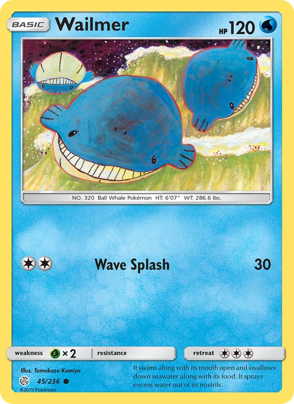 Wailmer, Cosmic Eclipse Nº 45