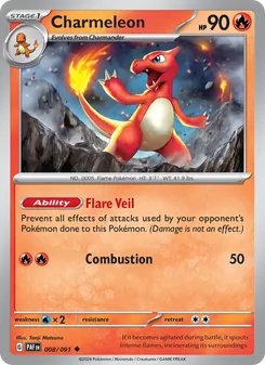 Charmeleon, Paldean Fates No. 008