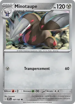 Minotaupe, Flammes Obsidiennes Nº 147 Normal