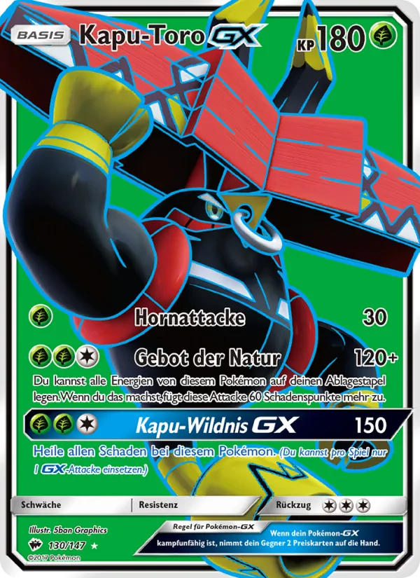 Kapu-Toro GX, Nacht in Flammen Nº 130