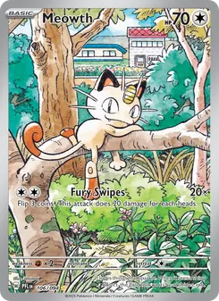 Meowth, Phantasmal Flames No. 106 Holo