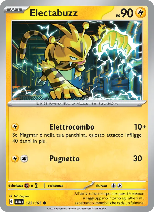 Electabuzz, 151 Nº 125