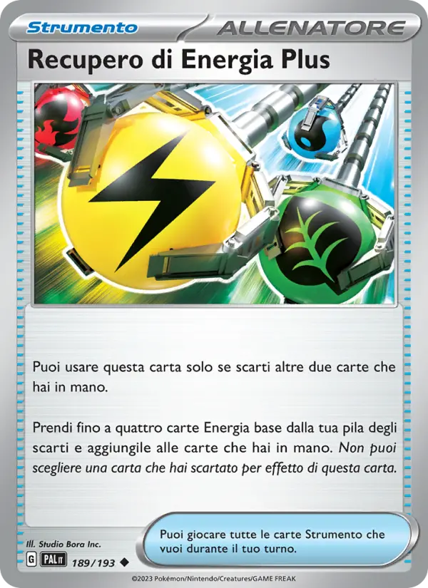 Recupero di Energia Plus, Evoluzioni a Paldea Nº 189