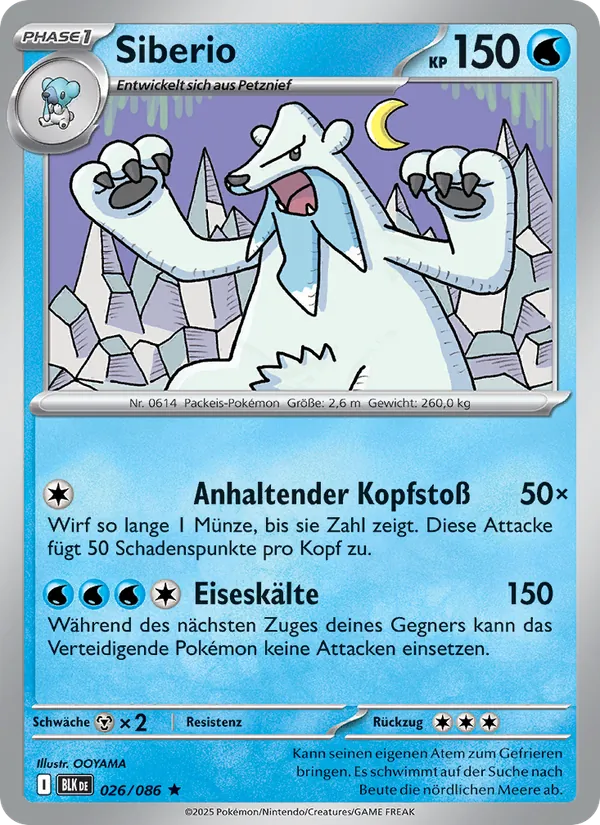 Siberio, Schwarze Blitze No. 026