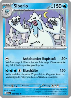 Siberio, Schwarze Blitze No. 026 Holo