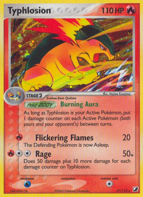 Typhlosion, Unseen Forces Nº 17