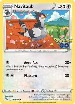 Navitaub, Pokémon GO Nº 062 Normal