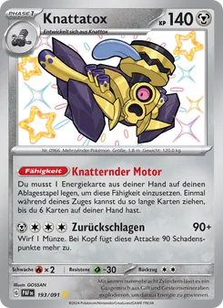 Knattatox, Paldeas Schicksale Nº 193 Holo