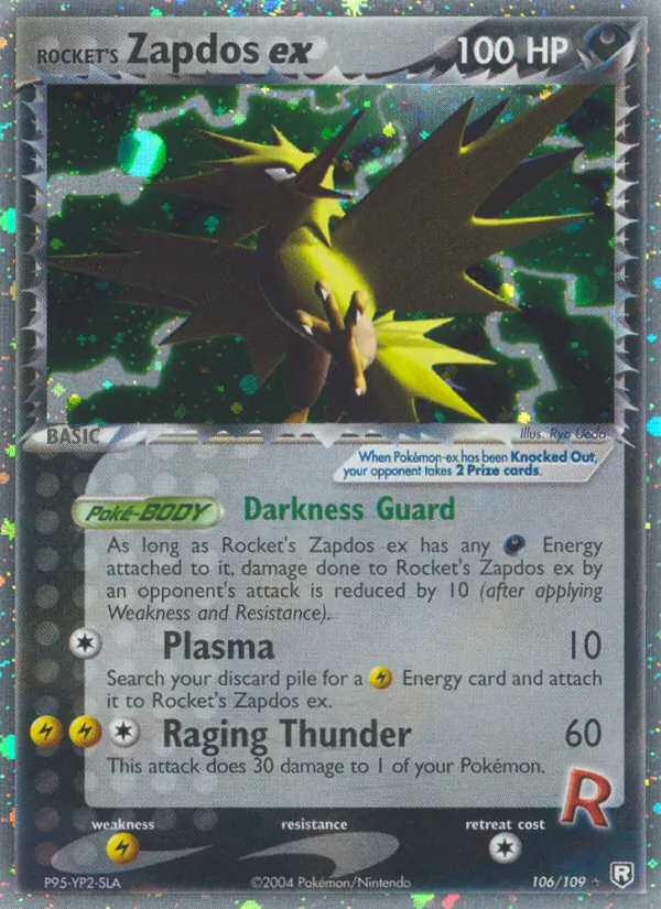 Rocket's Zapdos ex, Team Rocket Returns Nº 106