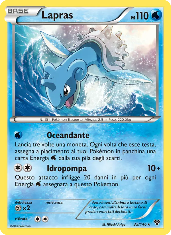 Lapras, XY Nº 35