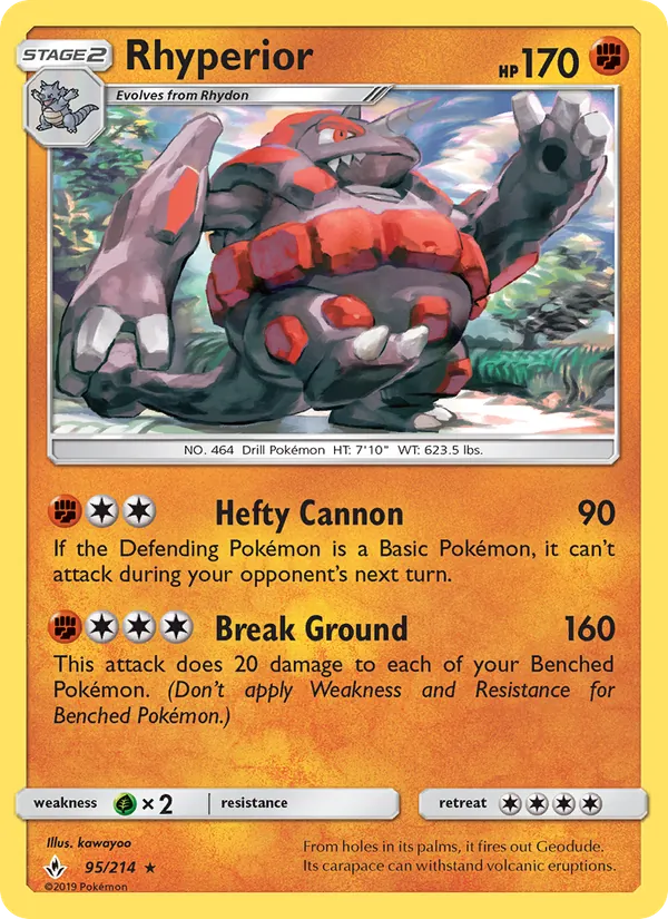Rhyperior, Unbroken Bonds Nº 95