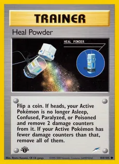 Heal Powder, Neo Destiny Nº 104 Normal