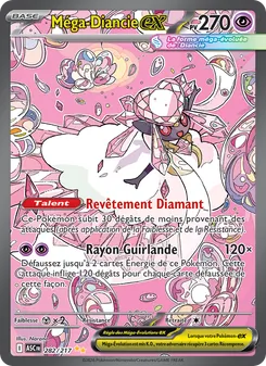Méga-Diancie-ex, Héros Transcendants No. 282 Holo