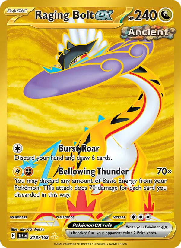 Raging Bolt ex, Temporal Forces No. 218