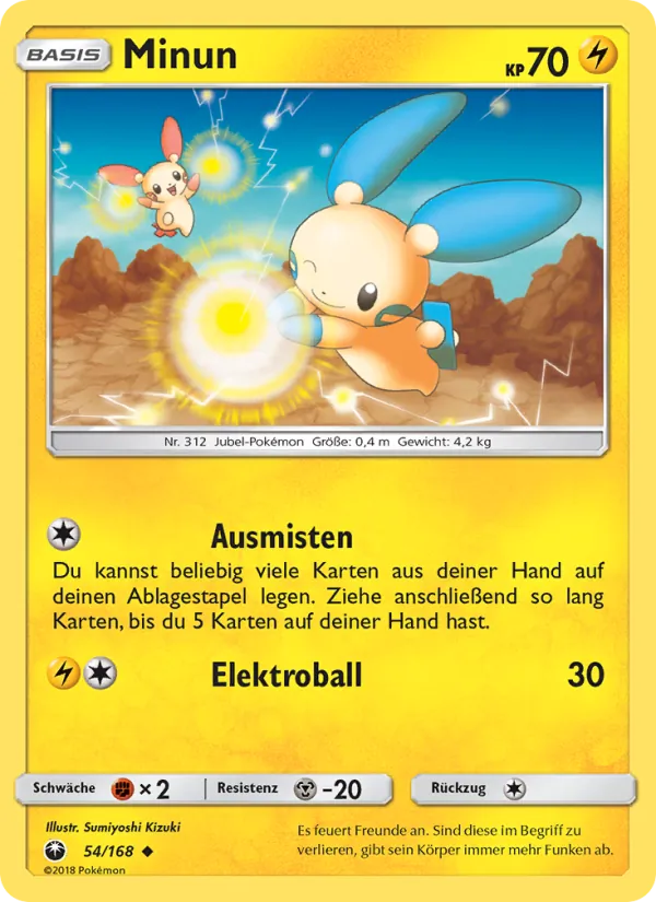 Minun, Sturm Am Firmament No. 54