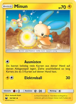 Minun, Sturm Am Firmament No. 54 Normal