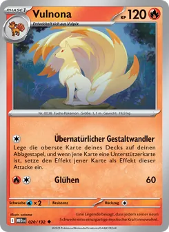 Vulnona, Mega-Entwicklung No. 020 Normal