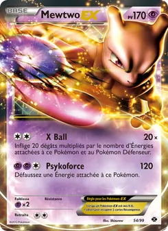 Mewtwo-EX, Destinées Futures No. 54 Normal