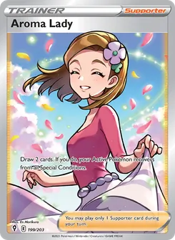 Aroma Lady, Evolving Skies No. 199 Holo