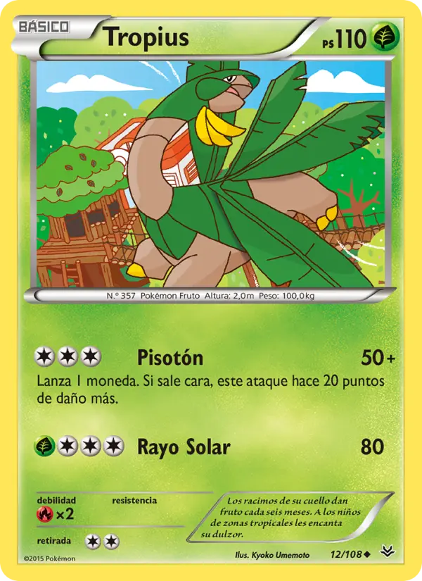 Tropius, Cielos Rugientes No. 12
